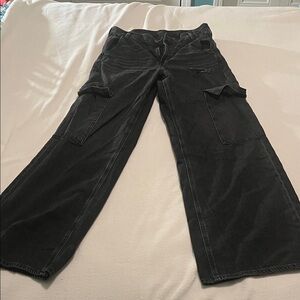 American Eagle Super High Rise Baggy Wide Leg